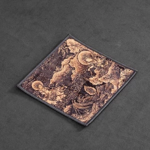 Phong Cách Mới Retro Bộ Trà Nồi Đệm Coaster Thảm Trà Đơn Giản 12.5 * 12.5