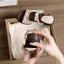Retro French Thick-soled Heightening One-line Sandals For Women, Two-wear Sandals With Skirt