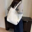 Thick Canvas Bags For Office Workers, Commuting Bags, Simple And Versatile Womens Shoulder Bags,