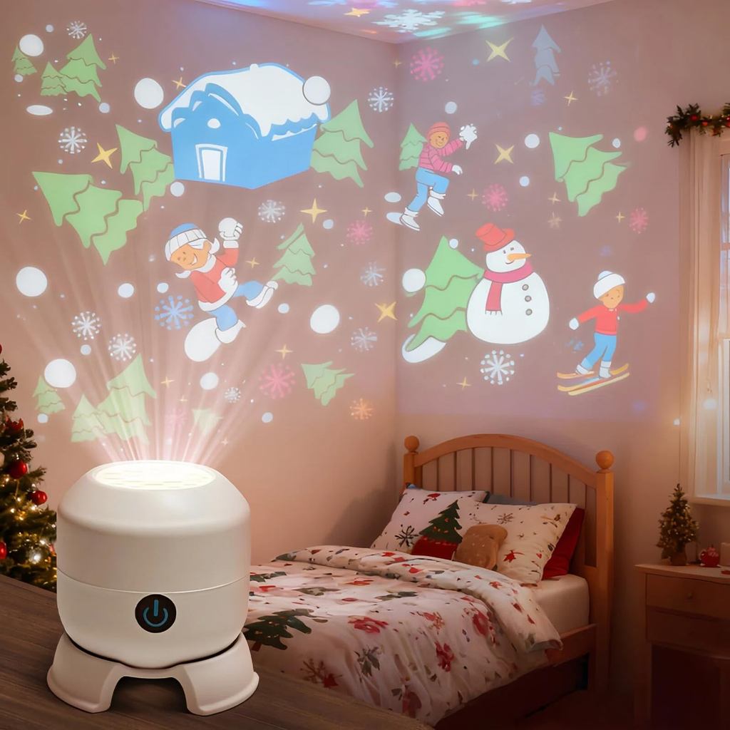 Đèn chiếu Ocean World có thể điều chỉnh Đèn chiếu LED xoay động có thể điều chỉnh USB Plug-in 360° Thiết kế đế xoay độc đáo để trang trí phòng ngủ cho trẻ em