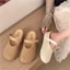 Lưới Thoáng Khí Đế Dày Bên Trong Mũi Nhọn Nửa Kéo Người Cá Giày Nữ Mùa Hè Phong Cách Mới Với