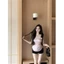Pink Polka Dot Oblique Shoulder Camisole Women's Waist Slimming Slim Sleeveless Outer Wear De