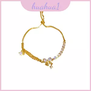 Dây chuyền tay nơ nữ thời trang mạ vàng và Zirconia cho những dịp đặc biệt