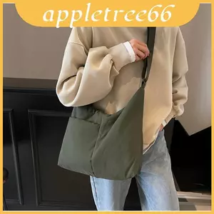 Túi đeo vai Nylon đô thị tối giản có khóa kéo đi chơi thường ngày cho