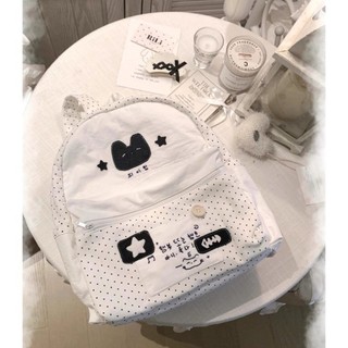Ba lô nữ mẫu mới chấm bi hoa dễ thương thiết kế ba lô cao cấp cặp đi học đi làm sức chứa lớn dàn