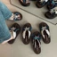 Korean Style Bow Flip-flops For Women Summer New Outer Wear Platform Sole Non-slip Beach Slipper
