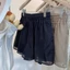 Quần short gạc đa năng Hàn Quốc dành cho nữ mùa hè, lưng thun rộng, giảm béo, quần thể thao lưng