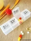 Hộp Đựng Thuốc Buổi Sáng Trưa Tối Hàng Ngày 4 Bữa Ăn Cấp Thực Phẩm Di Động Một Tuần 7 Ngày Dung Tích Lớn Người Cao Tuổi Mang Thuốc Phụ Đóng Gói Hộp Bảo Quản