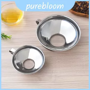 Phễu dầu và nước sốt bằng thép không gỉ cao cấp có bộ lọc để nấu ăn và bảo quản thực phẩm
