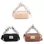 Túi Nylon Mini thanh lịch có xếp li và khe cắm di động cho phụ kiện thông thường cho bé gái