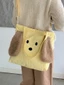 Ví Tote Nylon Hợp Thời Trang Với Thiết Kế Chó Hoạt Hình Cho Ngày Thường Ngày Và Sử Dụng Du Lịch