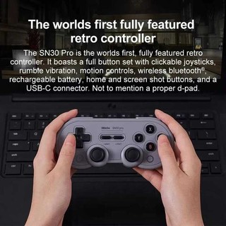 Tay cầm chơi game Bluetooth 8Bitdo SN30 Pro dành cho Nintendo Switch Android MacOS Steam Windows PC
