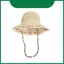 Mũ rộng vành có họa tiết Openwork và chống nắng cho chuyến đi chơi mùa hè