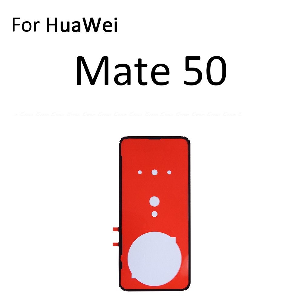 Mặt Sau Pin Nắp Cửa Miếng Dán Keo Dán Băng Keo Cho HuaWei Mate 10 20X 20 X 30 40 40E 50 50E Pro Plus RS Thay Thế Các Bộ Phận
