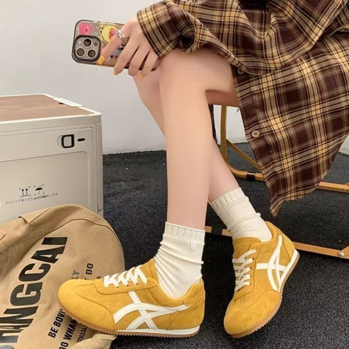Mỏng Dexun Mới Retro Nhẹ Thoáng Khí Giày Forrest Gump Đế Mềm Giày Thể Thao
