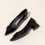 Professional Soft Leather Nude Pink Pointed Toe High Heels Single Shoes Shallow Mouth Commuti