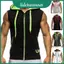 Áo Hoodie không tay nam cao cấp có thiết kế và túi đựng đầy đủ