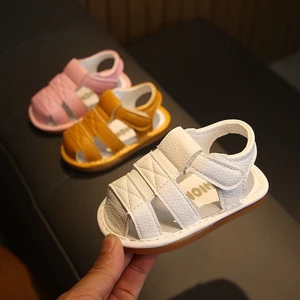 Giày Xăng Đan Cho Bé Mới Cho Bé Tập Đi Giày Bé Trai Và Bé Gái Một Tuổi Vận Chuyển Đế Mềm Mùa Hè