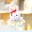 Lông Tơ Thỏ Sang Trọng Với Váy Tulle Cho Bé Gái Quà Tặng Móc Khóa Mặt Dây Chuyền