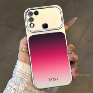 Ốp Lưng Cho infinix Hot 9 Play Hot 10 Play Hot 11 Play Thiết Kế Mới Họa Tiết Màu gradient thẩm mỹ cho ốp Điện Thoại mờ cửa sổ lớn