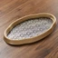 Khay Thủy Tinh Hoa Begonia Khay Trà Retro Bộ Trà Melamine Hộ Gia Đình Nhỏ Đơn Giản Phòng Trà Trái Cây Ăn Nhẹ Bảo Quản [Bồi Thường Gói Thiệt Hại]