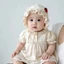 Mũ Dễ Thương Cho Bé Gái Dâu Tây Ngọt Ngào Kem Chống Nắng Cung Đình Xuân Thu Ren Mỏng Mũ Công Chúa