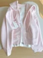 Casual Wear Pink Short Sweatshirt Jacket Women's Hooded Sweatshirt Long Sleeve Top Cardigan