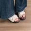 Retro French Thick-soled Heightening One-line Sandals For Women, Two-wear Sandals With Skirt