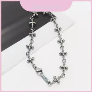 Vòng đeo tay dây chuyền bằng thép titan Unisex Trang sức hiện đại sành điệu cho món quà lãng mạn