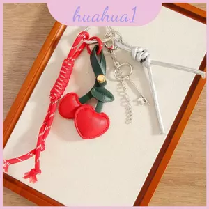 Hộp đựng chìa khóa trái cây Cherry Miu có chất liệu cao cấp để trang trí túi thanh lịch