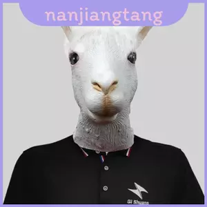 Bộ Động Vật Vui Nhộn Bốn Đầu Mặt nạ Trang Phục Dự Tiệc Mũ Cao Su Dễ Thương Cho Lễ Kỷ Niệm Halloween