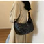 Cotton Satchel Thường Ngày Với Nước Phồng Hình Jiaozi Và Dây Đeo Đơn Cho Phong Cách Nữ Hàng Ngày