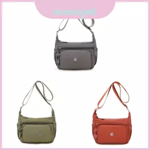 Túi đeo vai đơn giản bằng Nylon dành cho nữ có cấu trúc mềm mại và nhiều túi