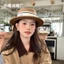 Nhỏ Phong Cách Thơm Len Flat Top Hat Dành Cho Nữ Phong Cách Thu Đông Retro Cao Cấp Jazz Mũ Hepburn Phong Cách Mặt Nhỏ