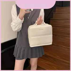 Túi xách Pu hợp thời trang với dây đeo kép và túi dây kéo bên trong cho bảo hộ lao động và thông thường