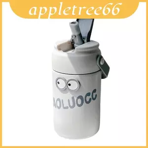 Bình giữ nhiệt di động bằng thép không gỉ 316 có tay cầm và tách trà cho văn phòng và gia đình