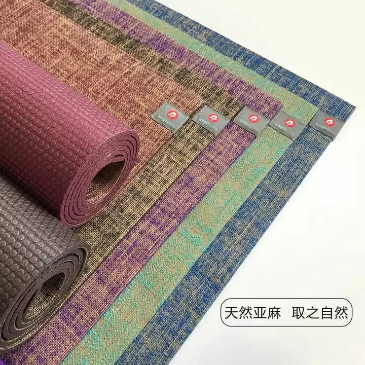 Thảm vải lanh Thảm tập yoga đay tự nhiên Thảm tập yoga tự nhiên Thân thiện với môi trường Thảm tập yoga đay tự nhiên Thảm tập thể dục có thể tùy chỉnh – 5