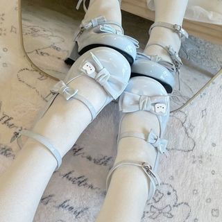 Dễ Thương Phù Hợp Với Váy lolita Giày Ngón Chân Tròn 2025 Phong Cách Mới Nhỏ Nhìn Cao Mary Jane Giày Phong Cách Nhật Bản