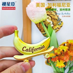 Nhãn dán từ tính ván trượt chuối California của Mỹ