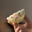 Vẽ Tay Bướm Gốm Lớn Master Cup Hộ Gia Đình Hoa Miệng Trà Cốc Trà Cao Cấp Kung Fu Bộ Trà Phong Cách Trung Hoa