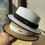 2026 Xiaoxiangfeng Ngày Lễ Mũ Rơm Phong Cách Nữ Phong Cách Hàn Quốc Webbing Flat Top Hat Đa Năng Chống Nắng Mũ Chống Nắng
