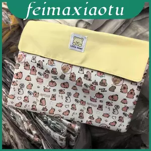 Tệp đáng yêu Thư mục Capybara với thiết kế phong cách Envelop và khóa kéo đóng hàng ngày để sử dụng
