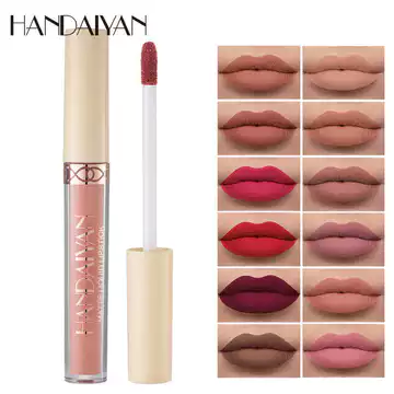 Son Bóng Matte 12 Màu Lâu Dài Không Phai Màu Son Bóng ANDAIYAN Matte Velvet Liquid Lipstick Son Bóng