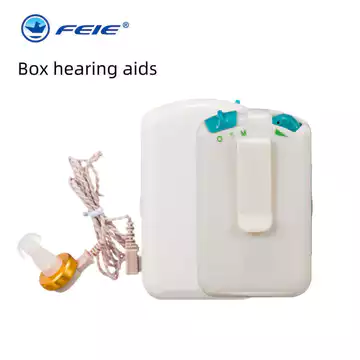 Hộp đựng người cao tuổi Flying Goose Máy trợ thính Tai điếc Móc tai Máy trợ thính công suất cao Máy trợ thính