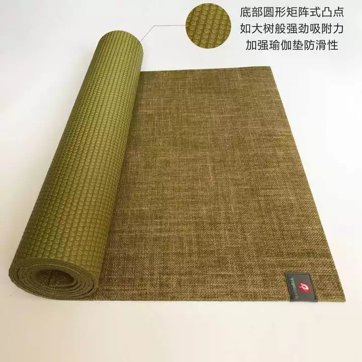 Thảm vải lanh Thảm tập yoga đay tự nhiên Thảm tập yoga tự nhiên Thân thiện với môi trường Thảm tập yoga đay tự nhiên Thảm tập thể dục có thể tùy chỉnh – 3