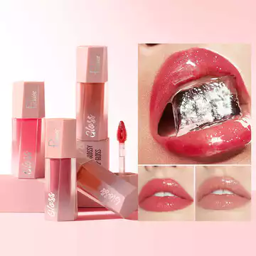 Beauty Pudaier8 Màu Liquid Lipstick Chống Dính Cup Son Bóng Không Phai Màu Son Bóng Châu Âu Mỹ Son Bóng