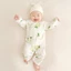 Jumpsuit Cho Bé Mùa Hè Mỏng Nguyên Chất Cotton Sơ Sinh Bộ Đồ Ngủ Quần Áo Dài Tay Cho Bé Điều
