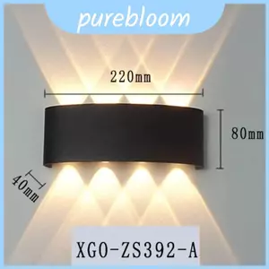 Đèn Led Chống Thấm Nước Treo Tường Ip54 Ngoài Trời Cho Sân Vườn Con Đường Sân Và