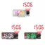 Hẹn giờ Led chiếu màu xanh lá cây có cảm biến nhiệt độ cho phòng ngủ hoặc văn phòng