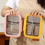 Hộp cơm trưa Bento bền an toàn cho lò vi sóng với các bộ phận tách biệt cho công việc và trường học